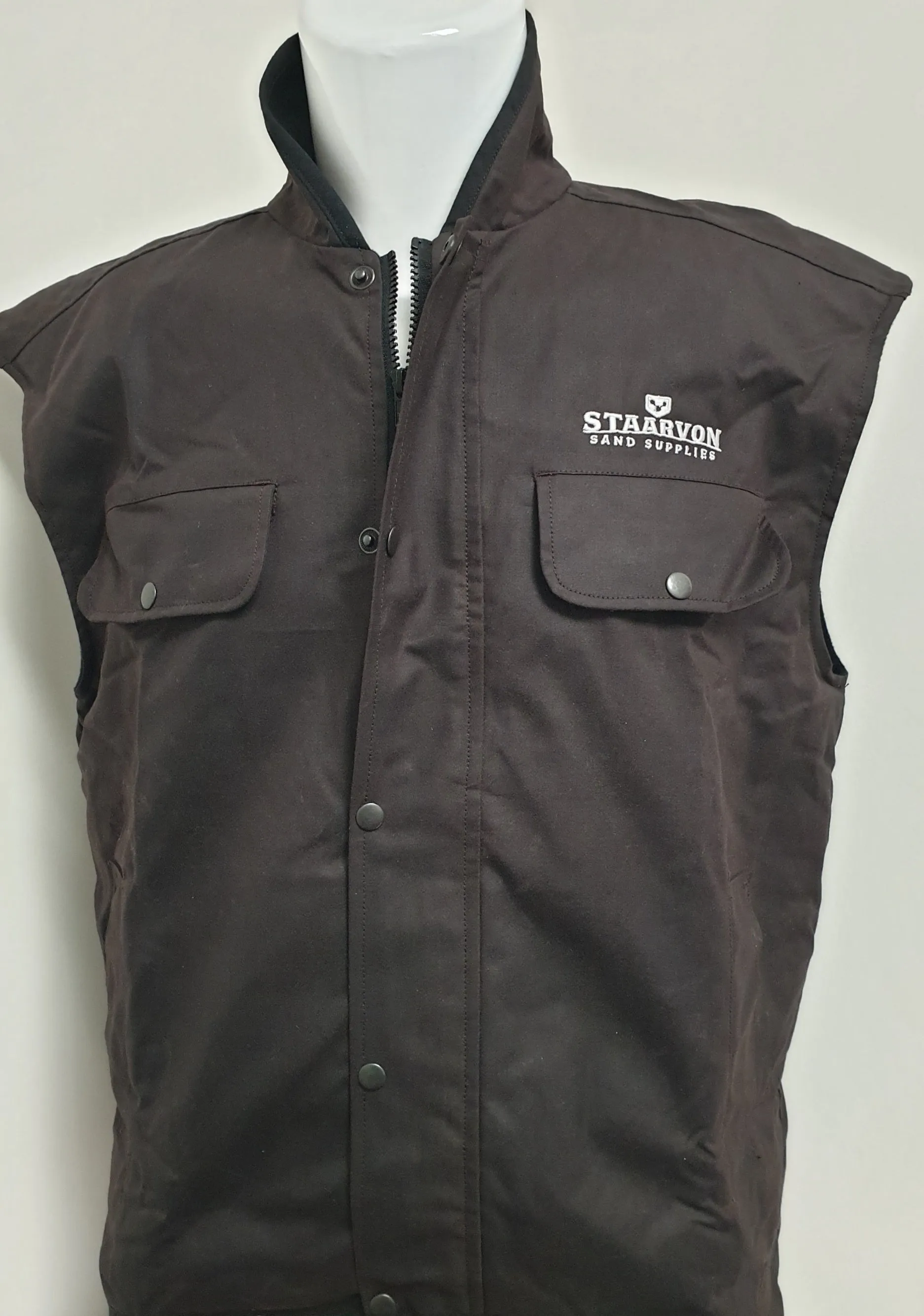 PCO1300 - Caution - Oilskin Sleeveless Vest