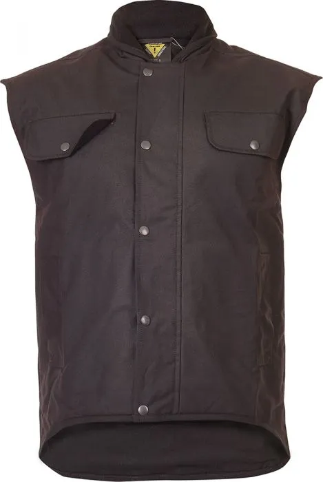 PCO1300 - Caution - Oilskin Sleeveless Vest