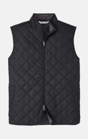 Peter Millar - Essex Quilted Travel Vest - Black