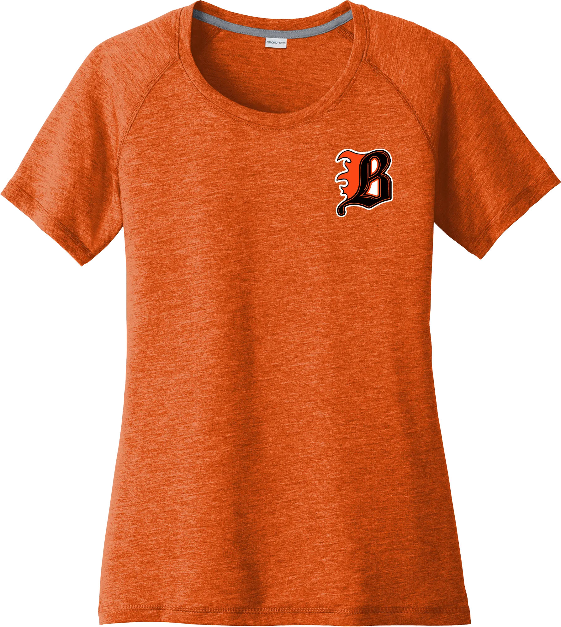 Philadelphia Blazers Ladies PosiCharge Tri-Blend Wicking Scoop Neck Raglan Tee