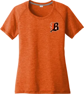 Philadelphia Blazers Ladies PosiCharge Tri-Blend Wicking Scoop Neck Raglan Tee