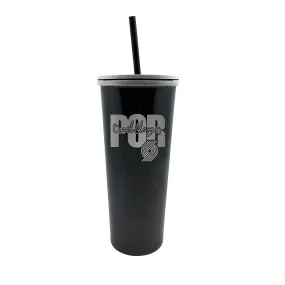 Portland Trail Blazers 24 oz. Onyx SKINNY Tumbler