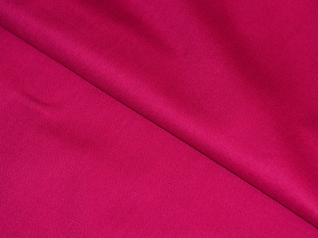 Precut of 2 Meter Light Rose Plain Light Weight Acrylic Wool Fabric