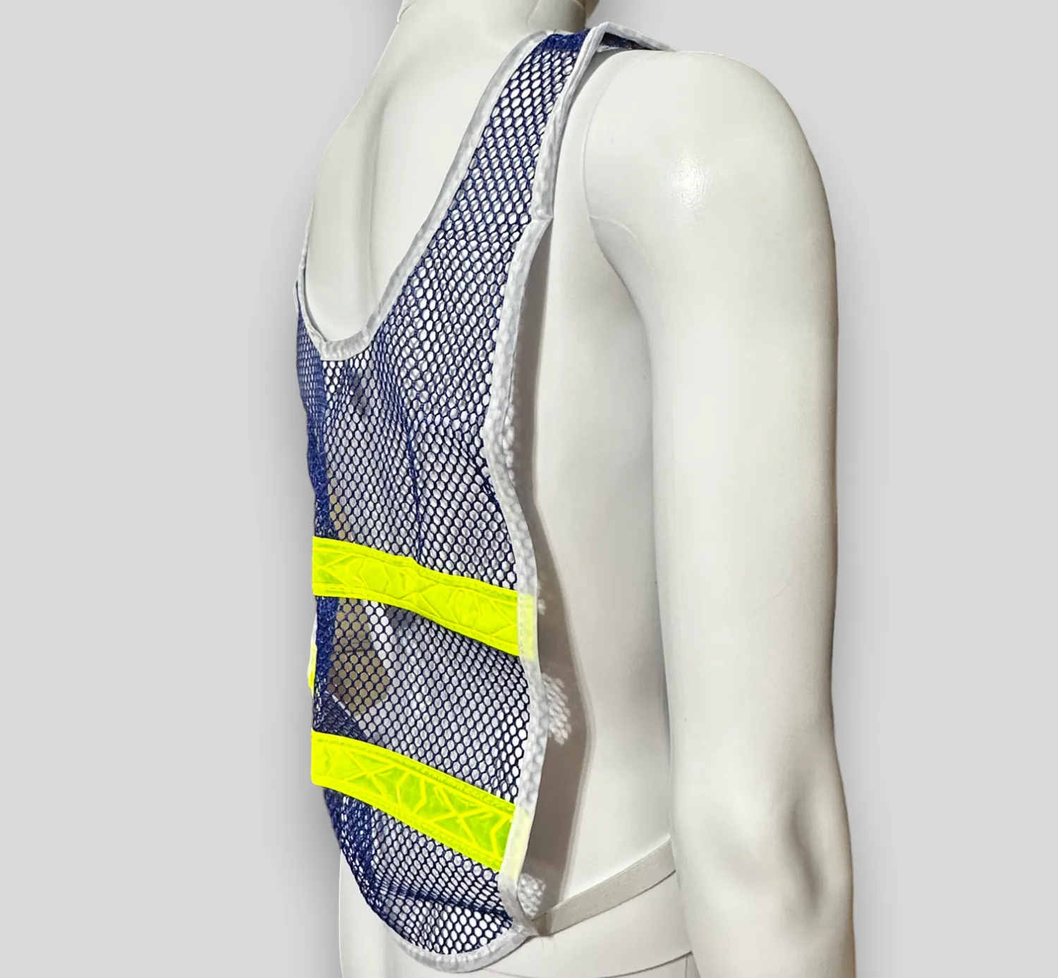 Reflective Standard Safety Vest Blue/Lime
