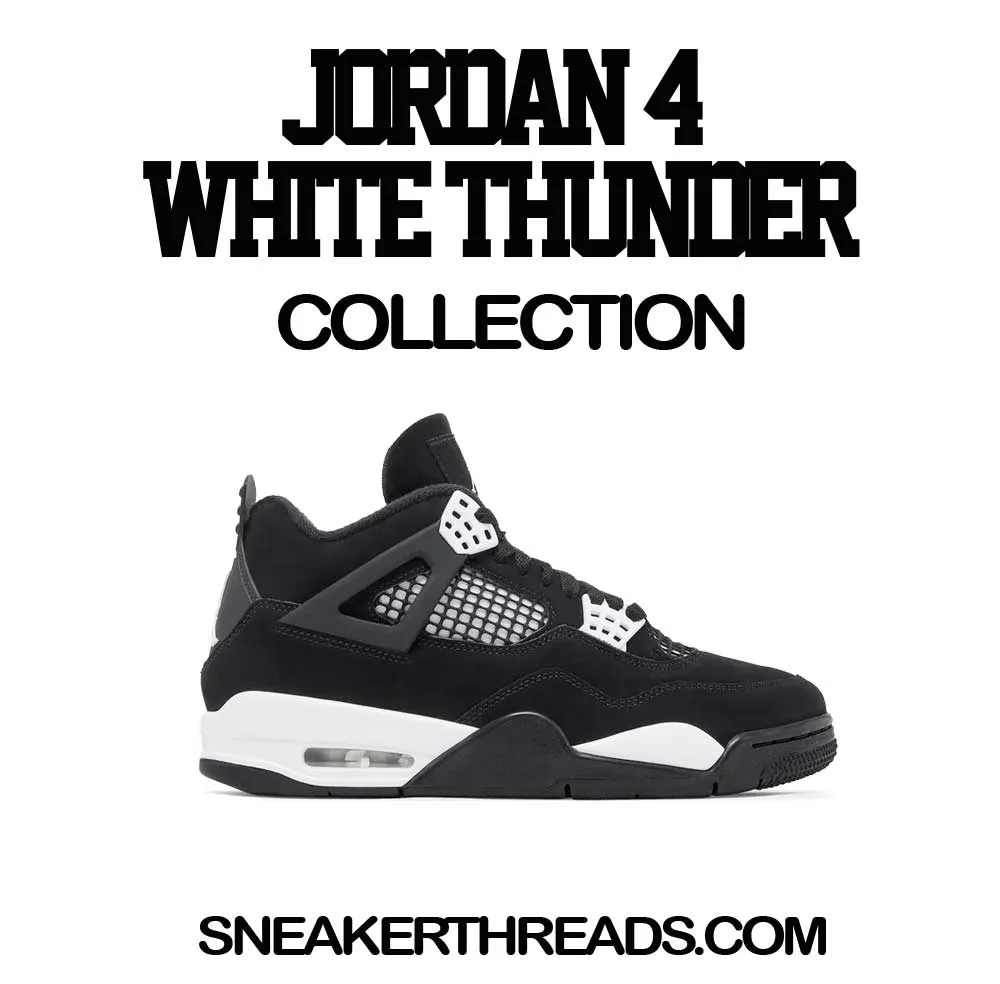 Retro 4 White Thunder God Did Jacket