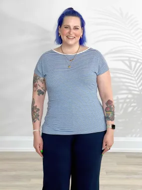 Rio reversible neckline dolman tee - SELECT COLOURS - FINAL SALE