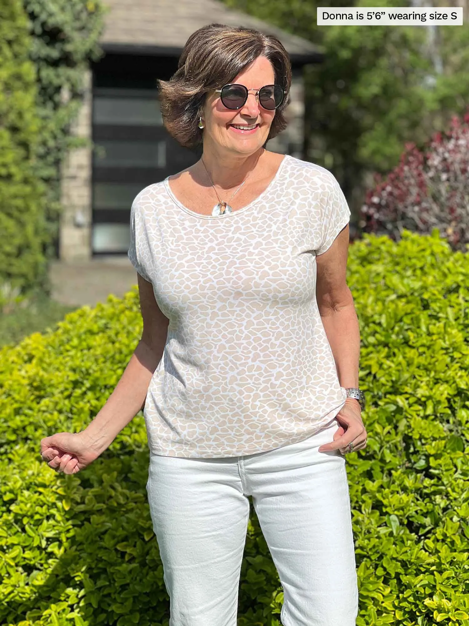Rio reversible neckline dolman tee - SELECT COLOURS - FINAL SALE