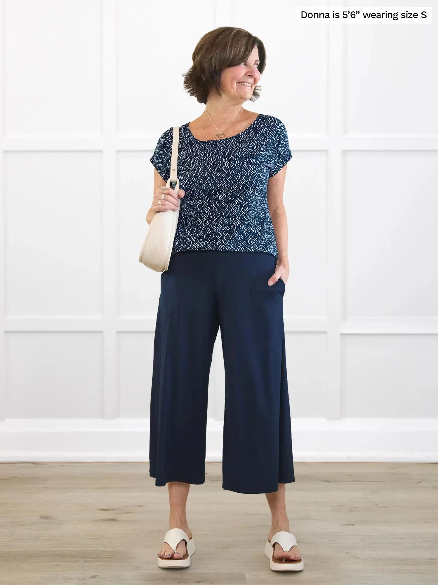 Rio reversible neckline dolman tee