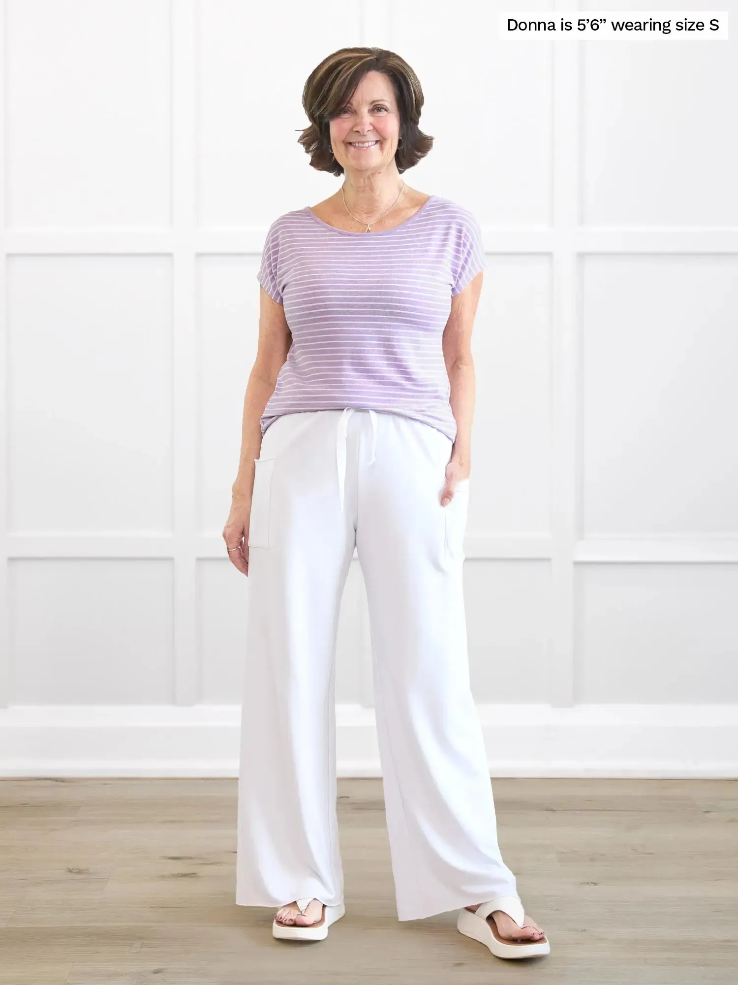 Rio reversible neckline dolman tee