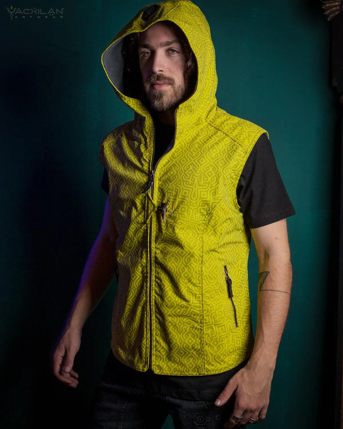 Sleeveless Jacket Men / Waterproof - Yellow Sunshine HAKKER