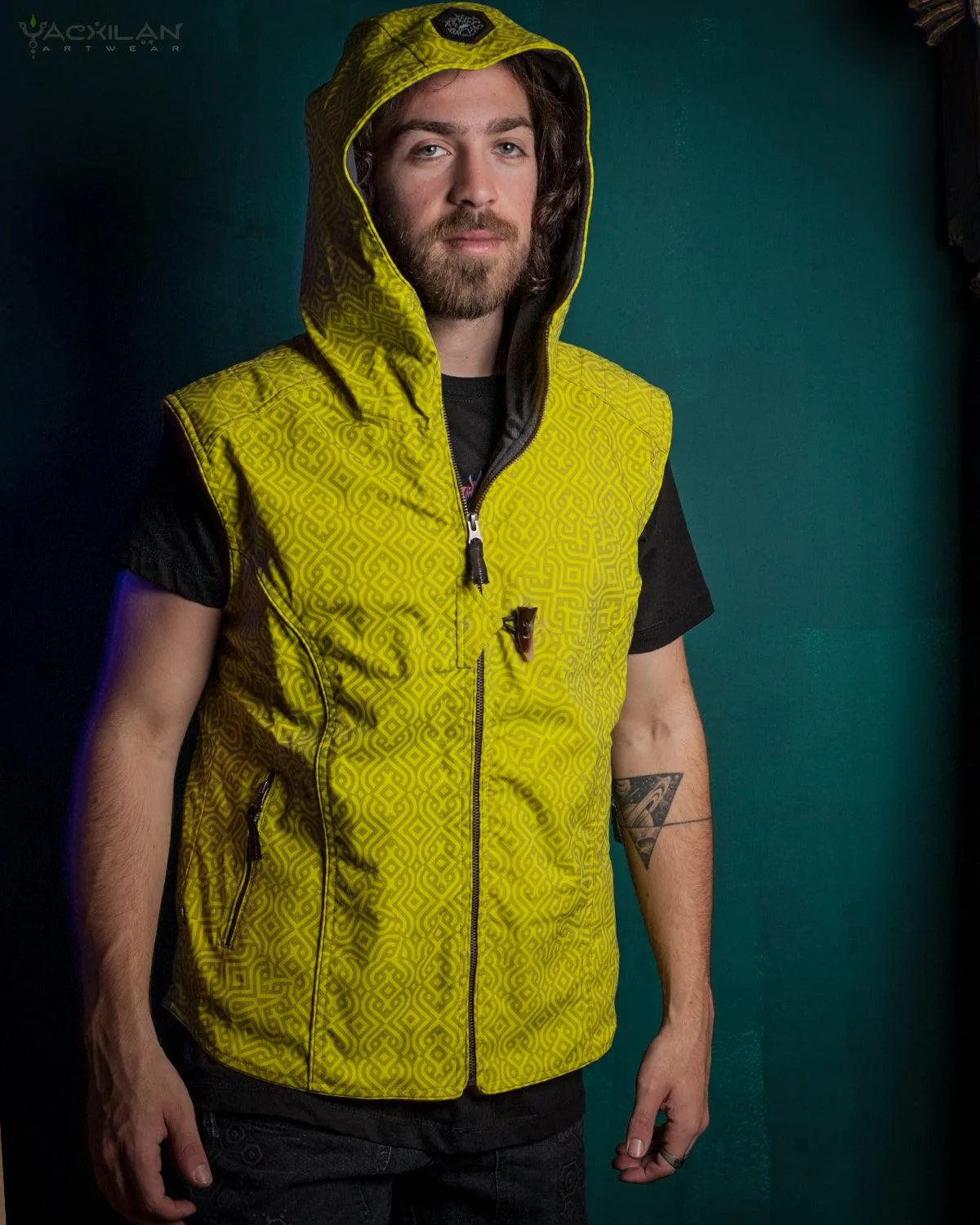 Sleeveless Jacket Men / Waterproof - Yellow Sunshine HAKKER