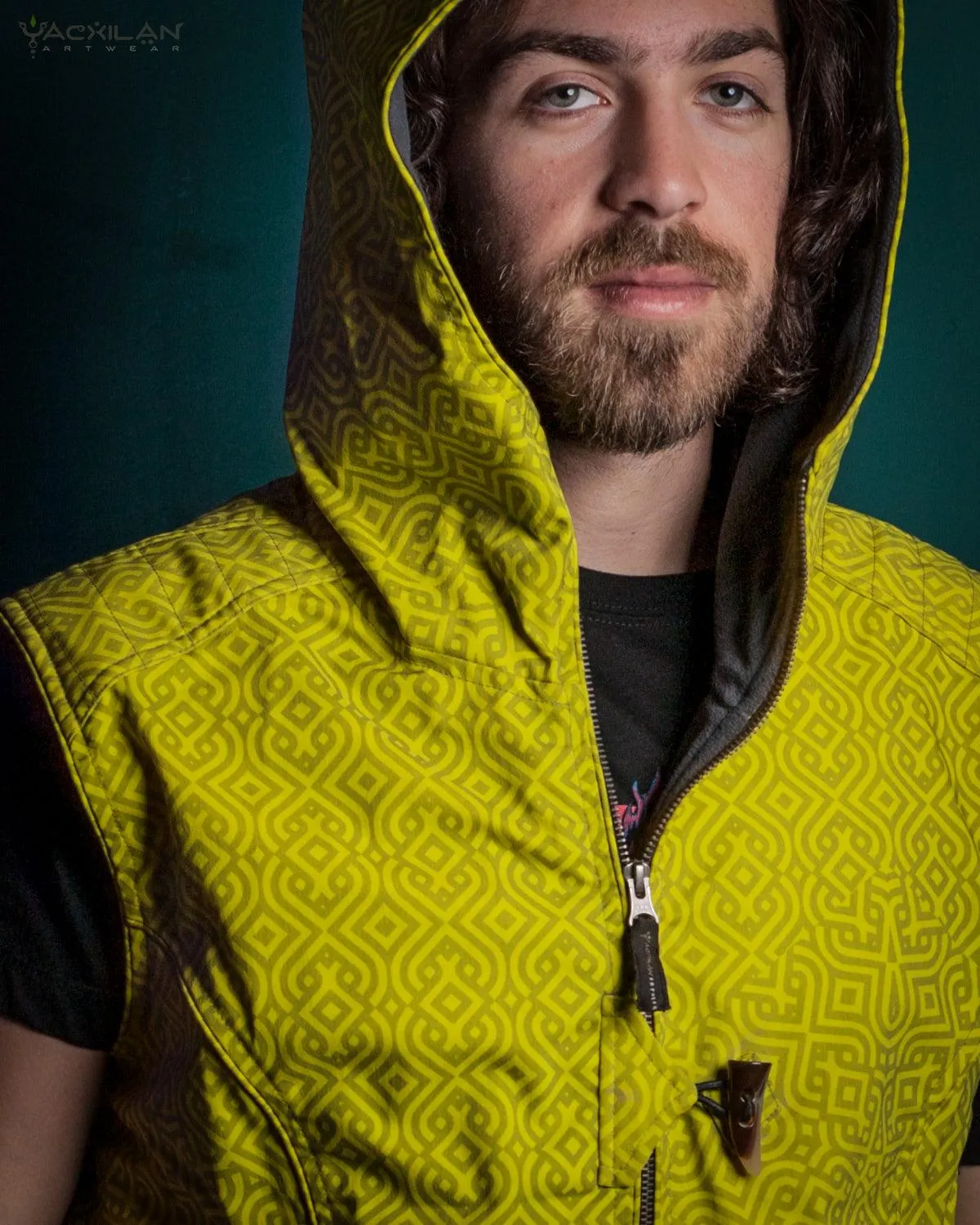 Sleeveless Jacket Men / Waterproof - Yellow Sunshine HAKKER