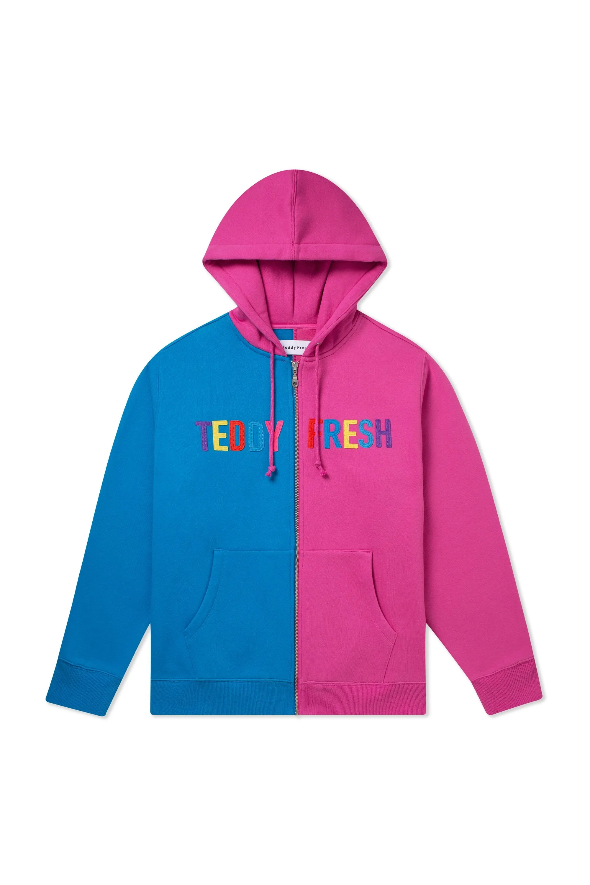 Split Zip-Up Hoodie
