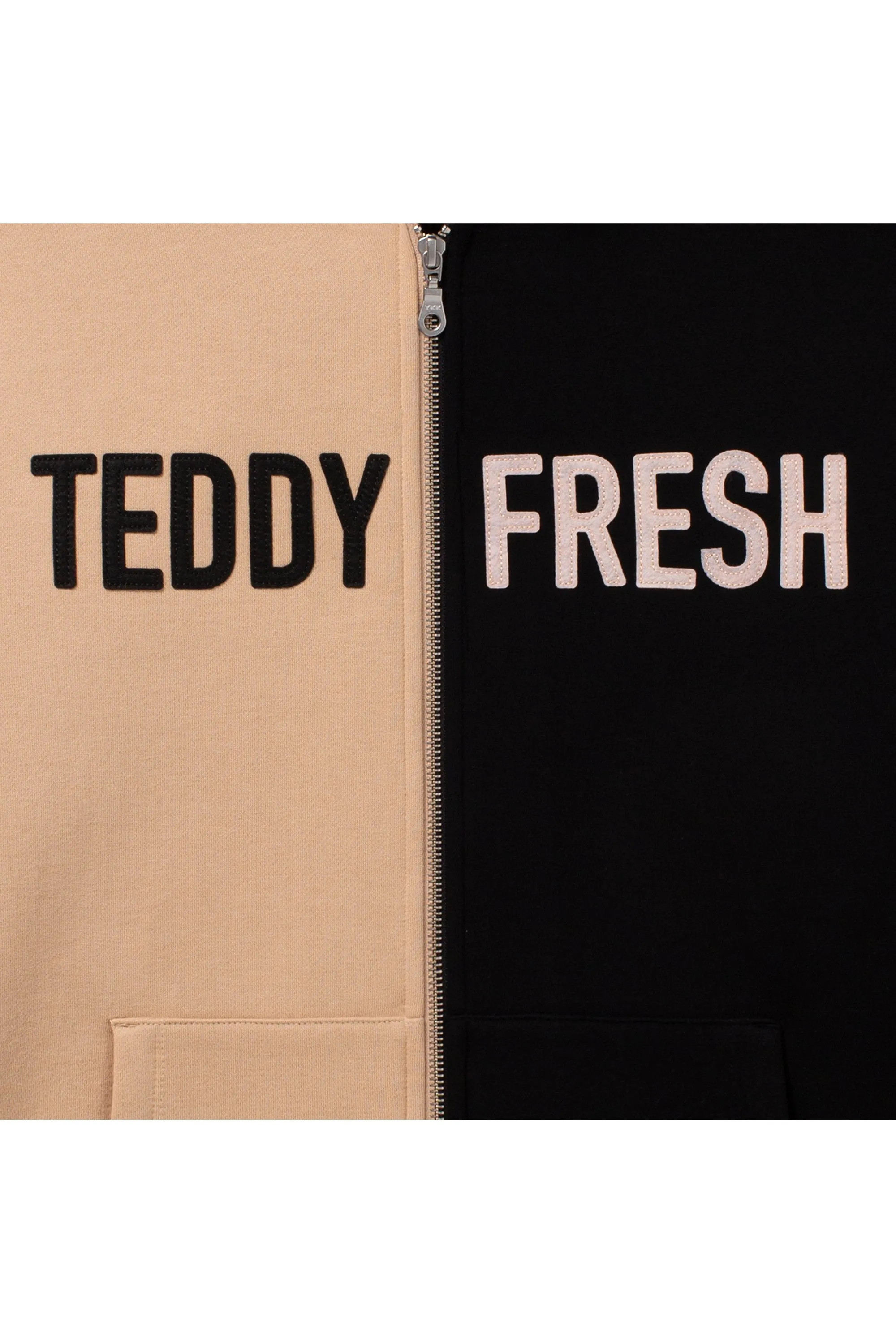 Split Zip-Up Hoodie