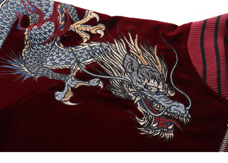 Streetwear Jacket Mens Hip Hop Coat Animals Floral Embroidery Jacket Zipper Cotton Track Jacket Coat Outwear Winter Parkas