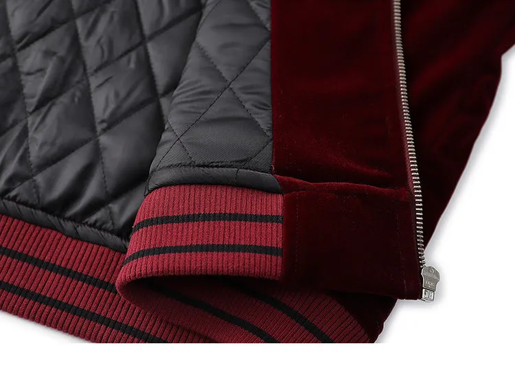 Streetwear Jacket Mens Hip Hop Coat Animals Floral Embroidery Jacket Zipper Cotton Track Jacket Coat Outwear Winter Parkas