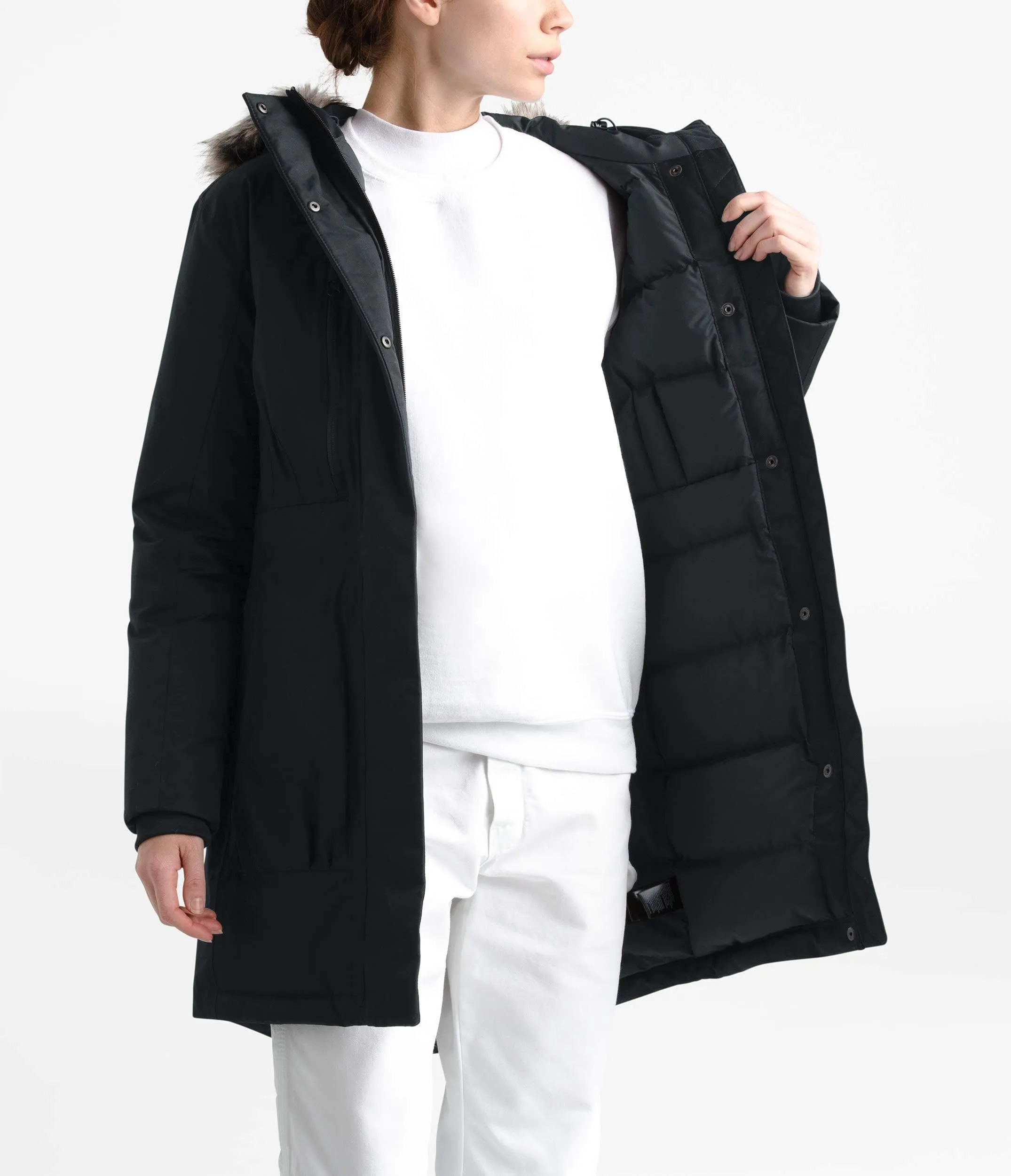 The North Face Women's Downtown Parka, TNF Black, M
