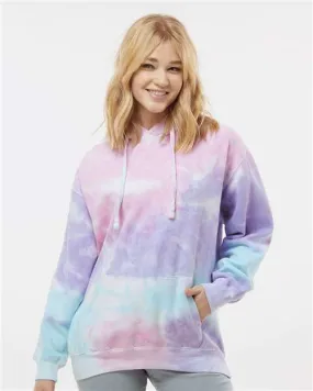 Tie-Dyed Hooded Sweatshirt - Cotton Candy