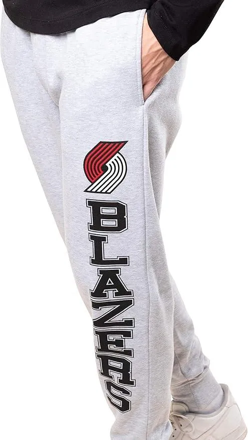 Ultra Game NBA Official Men's Super Soft Game Day Jogger Sweatpants, Portland Trail Blazers|Portland Trail Blazers