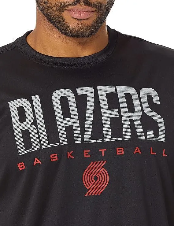 Ultra Game NBA Official Men’s Super Soft Game Day Long Sleeve T-Shirt - Unisex, Portland Trail Blazers, Team Color|Portland Trail Blazers