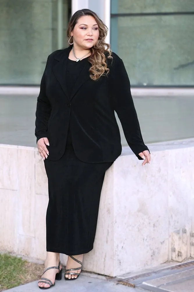 Vikki Vi Classic Black Blazer
