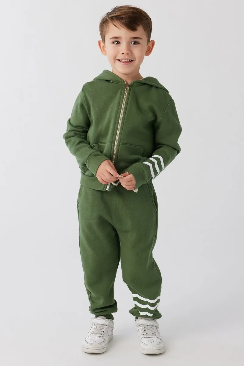 WAVES ZIP UP HOODIE