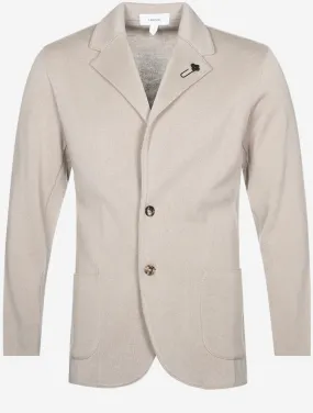 Wool Knit Jacket Beige